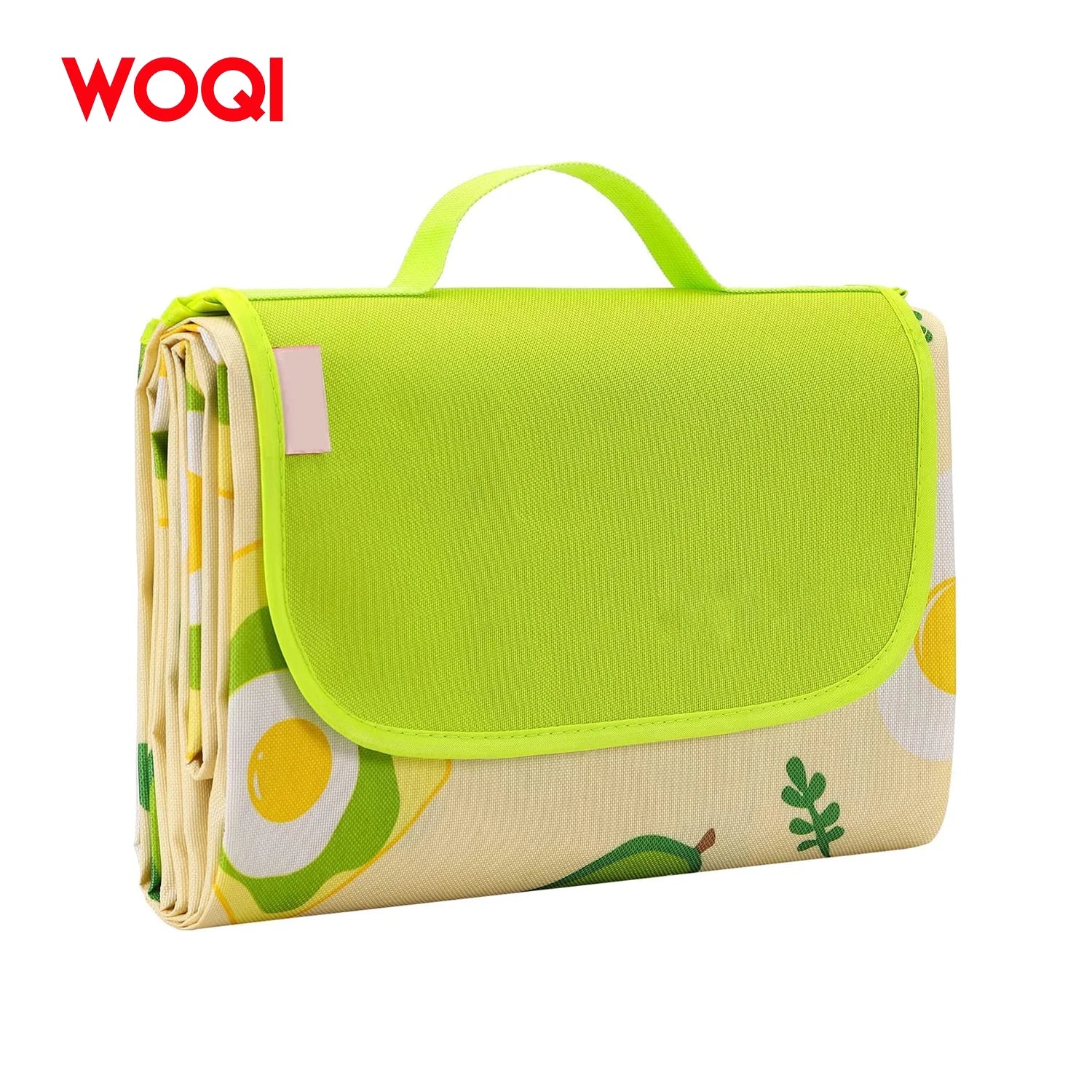 WOQI Lightweight Rolling Beach Blanket Waterproof Foldable Picnic Mat for Hiking Gardening for Summer