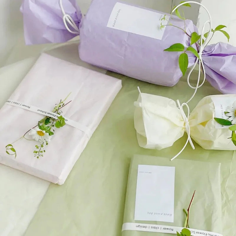Factory Custom Foil Stamping Tissue Paper Wrapping Paper for Clothing Packaging/Flower