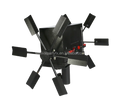 Remote Control Fireworks Firing System Double Electric Windmill Spark Machine Fireworks Machine