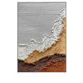 Textured Seascape Oil Painting Art 3D Handpainted Abstract Myriad Painting Entrance Wall Handmade Oil Painting Wall Art Decor