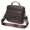 Cross Body Chest Genuine Leather Mobile Phone Side Chest Sling Crossbody Luggage Travel Shoulder Messenger Bag for Men Women's