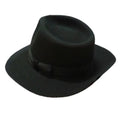 MICHAEL JACKSON MJ Classic Black Wool Felt Fedora Jazz Hat for Men for Parties Business or Outdoor Scenes