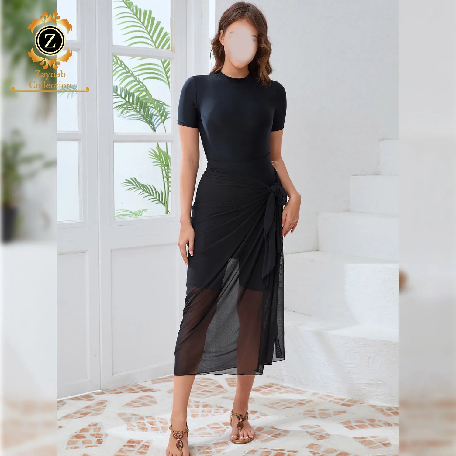 Zaynab Burkinis Logo Islamic Swimwear Two Piece Swimsuit Swimwear Long Sleeve Modest Burkinis