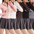 Custom Logo Women Training Zipper Quick-drying Outwork Sports Wear Long Sleeve Jacket Tight Running Yoga Fitness Top