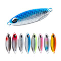 WEIHE 8 Colors 10g 15g 20g 25g 30g 40g Lead Fish Artificial Hard Metal Fishing Lure With 3D Eyes