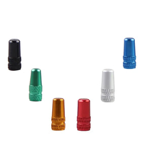 RIDERACE Alloy Bicycle Tire Valve Ultralight MTB Road Bike Valve Cap Colorful Cycling Tire Valve Protector Bicycle Accessories