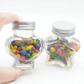 Transparent Unique Shape Glass Jar Decorative Glass Jar Glass Drifting Wishing Bottle With Cork