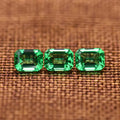 Lab Grown Emerald Colombian  Synthetic Emerald Stone Wholesale Loose Gemstone with GRC Certificate
