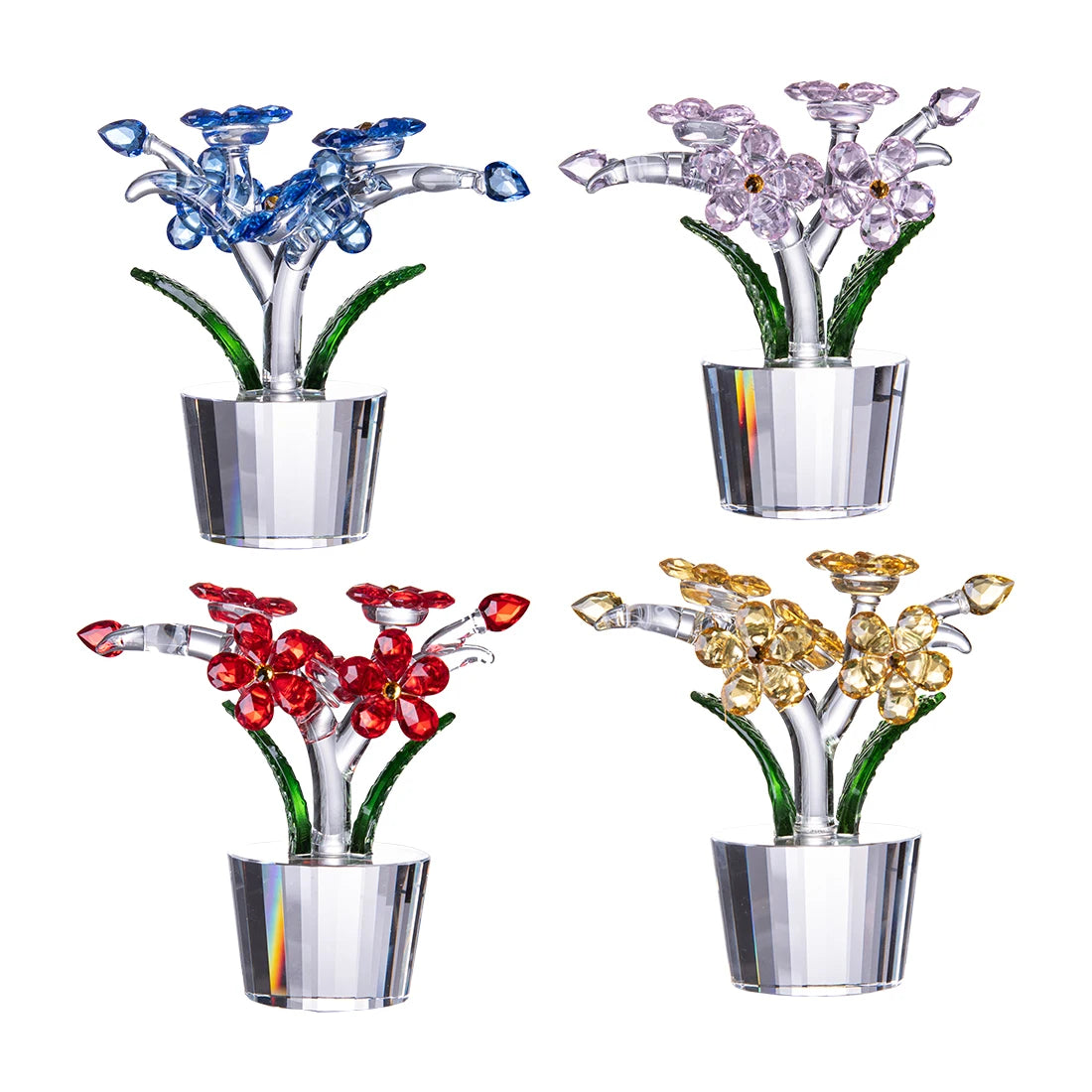 Wholesale Crystal Flower Wedding Gifts for Guests Souvenirs  Crystal Crafts for Souvenir Crystal Crafts