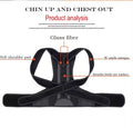 Hot Sale Breathable Lightweight Neoprene Adjustable Whole Back Support Belt Clavicle Posture Correction Brace Men Women Portable
