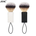 New Plastic Handle White Black Color Nylon Shaving Brush with Rope