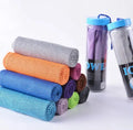 Custom Multi-color Quick Dry Cool Cold Feeling Ice Neck Towel Microfiber Gym Long Sports Cooling Towels