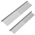 ZMaker Cat Comb for Removing Tangles and Knots Dog Combs with Rounded Ends Stainless Steel Teeth for Grooming
