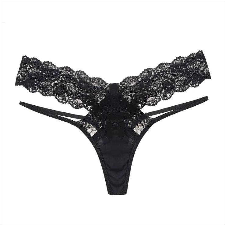 Sexy Thongs Knickers Ladies Panties Underwear Women Underwear Factory Wholesale Lace Custom Digital Printing for Women Adults
