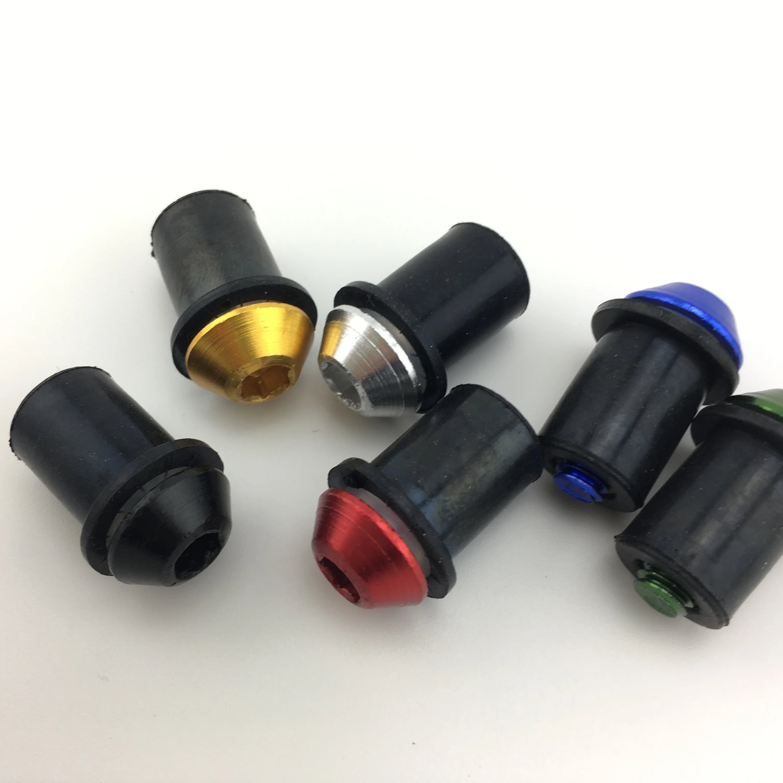 Rubber Well Nut Motorcycle Automobile Windshield Accessory Brass Inside Rubber Outside Well Nut