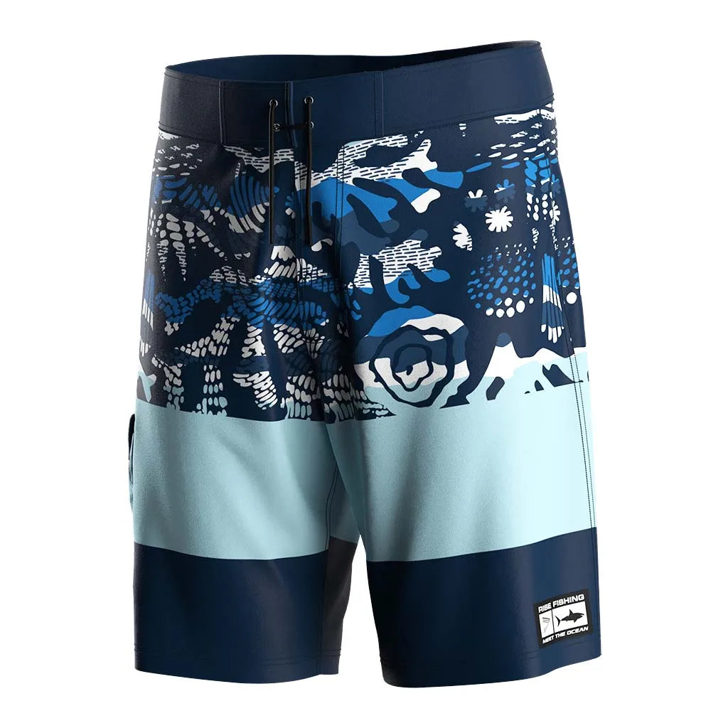 Durable and Comfortable 4-Way Stretch Fishing Board Shorts UPF 50+ UV Protection Breathable and Waterproof Plus Size Options