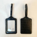 Faux Leather Luggage Tag for Suitcase Women Accept Customized Logo