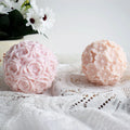 New Ideas 3D Flower Ball Silicone Mold Rose & Peony Resin Casting Molds for Candle Home Decor Cake Tools