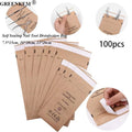 New Disposable Cowhide Nail Disinfection Bag High-temperature Dry Nail Disinfection Bag Self Sealing Nail Tool Disinfection Bag