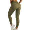 Custom Workout Leggings Soft Unique Butt Design Women High Waisted Leggings Without Front Yoga Pants