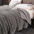 Promotional Luxury Microfiber Soft Lightweight Plush Cozy Flannel Fleece Throw Coral Fleece Blankets King Size