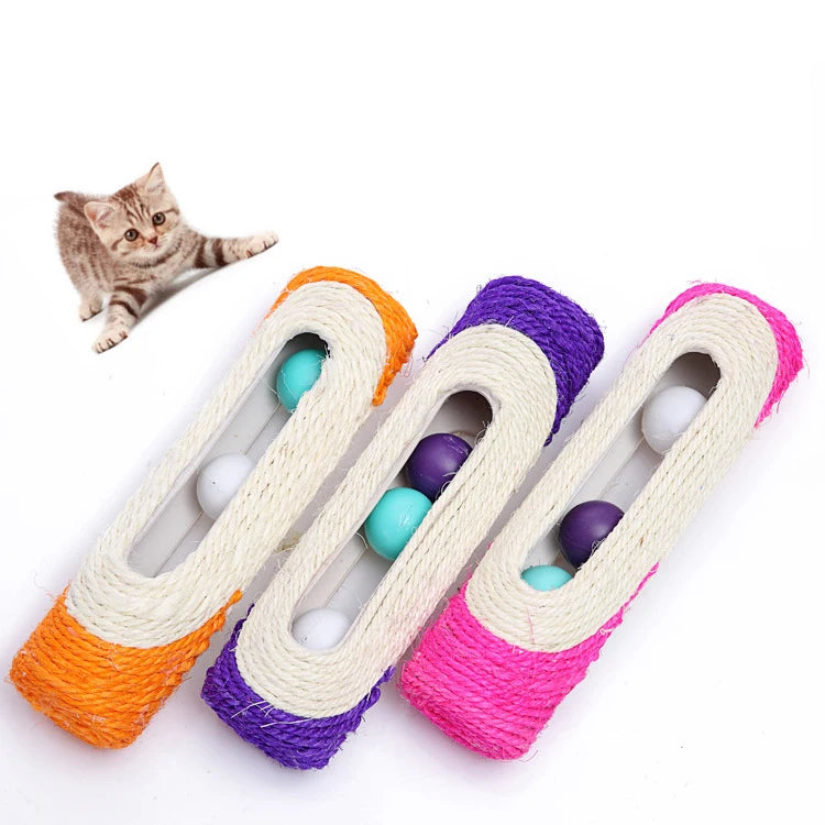 Wholesale Funny Ball in Sisal Roller Scratch Pet Cat Toys