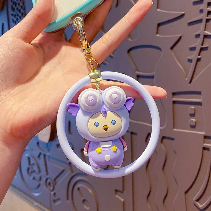 Stress Relief Funny Novelty Toys Squeeze Toys 3d silicone keychain