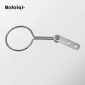 BOLAIQI Modern Korean Style Hair Care Tools Holders Salon Accessories Rotatable Hair Dryer Stand Salon Chair Chrome Metal Mall