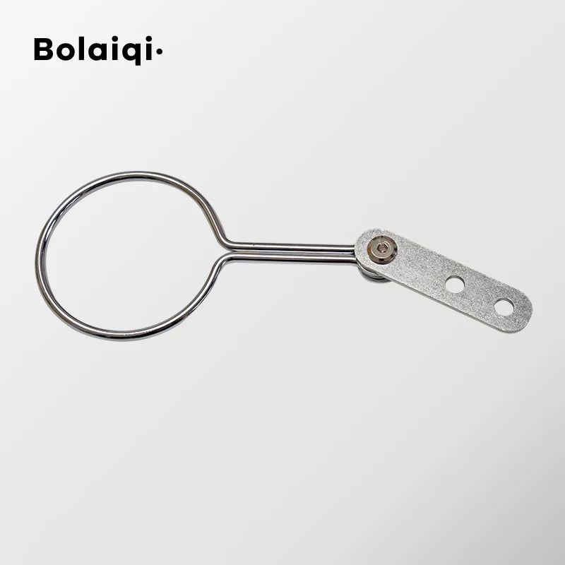 BOLAIQI Modern Korean Style Hair Care Tools Holders Salon Accessories Rotatable Hair Dryer Stand Salon Chair Chrome Metal Mall