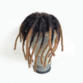 Elegant Hair 100% Natural Human Hair Ombre Color Full Swiss Lace Dreadlocks Hair System Pieces Toupee MegaBDM