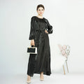 Mexizo Islamic Clothing Muslim Dresses Front Open Kaftan Abaya Long Dress Two Piece Set Abaya for Women Dress