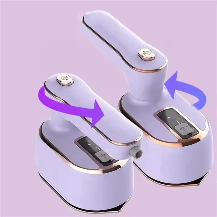 1000W Portable Electric Garment Steamer Mini Handheld Travel Steamer with Stainless Steel Soleplates Modern Style for Home Hotel