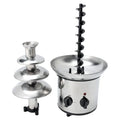 Dessert Tools Electric Chocolate Fondue Fountain Machine Stainless Steel  Chocolate Candy Butter Cheese