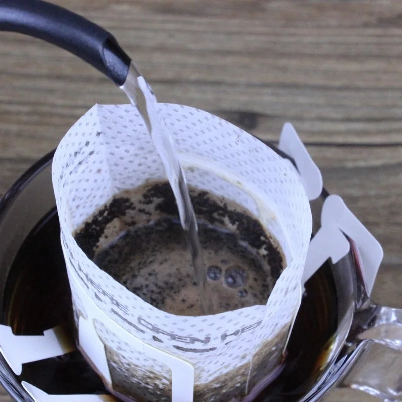 2026 Japanese Material Eco-Friendly Empty Coffee Drip Bag Filter Manufacturer's Cheap Hanging Ear Drip Coffee Packaging Printing
