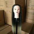 Wholesale Price Hairdressing Salon Hair Dummy Equipment Ombre Blonde Color Training Heads for Braiding Hair