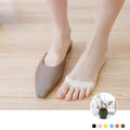Women's High-Heeled Shoes with Invisible Front Palm Pad Five Half Inches Thin Breathable Polyamide Solid Pattern Sweat Resistant