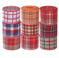 Christmas Plaid Ribbon Christmas Decoration DIY Bow Ribbon