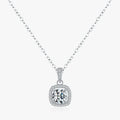 Classic Shiny Exquisite Chain Necklace 925 Sterling Silver Sparkling Zirconia Pendant Wedding Jewelry for Women Accessories