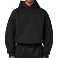 Oem Custom logo Unisex Plain Oversized 100% Cotton Heavyweight Hoodie Thick Heavy Weight Men French Terry 500 Gsm Hoodie Blank