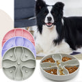 Dog Slow Feeder Bowl Reduce Slip Puzzle Bowl for Raised Pet Feeders Interactive Slow Feeder Dog Bowl Food Dispenser