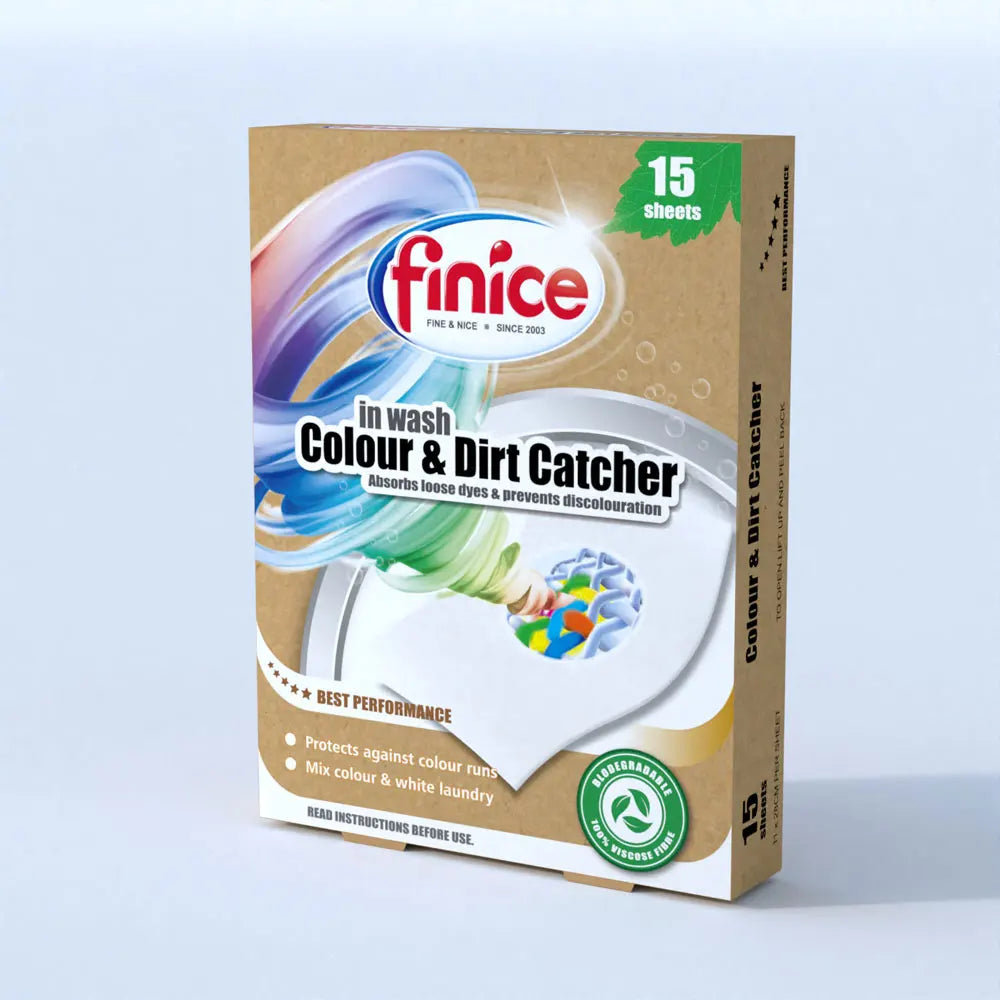 Finice Colour Dirt Grabber Laundry Dye Fabric Sheets Washing Helpers Color Fabric Grabber