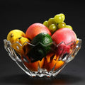 Red Cherry Factory Hot Selling High Quality Dinner Party Decorated Round Storage Glass Fruit Plates Tray