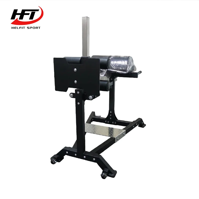 Multifunctional Muscle Training Fitness Equipment Powder-coat Black Glute-Ham Developer Machine