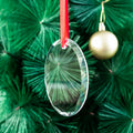 Custom Laser Engraving Crystal Glass Christmas Ornaments Factory Wholesale Blank Crystal Christmas Tree Ornaments