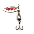 8.2CM 14.3g #6 Metal Spinner Fishing Bait Lure for Lake Use with Hooks