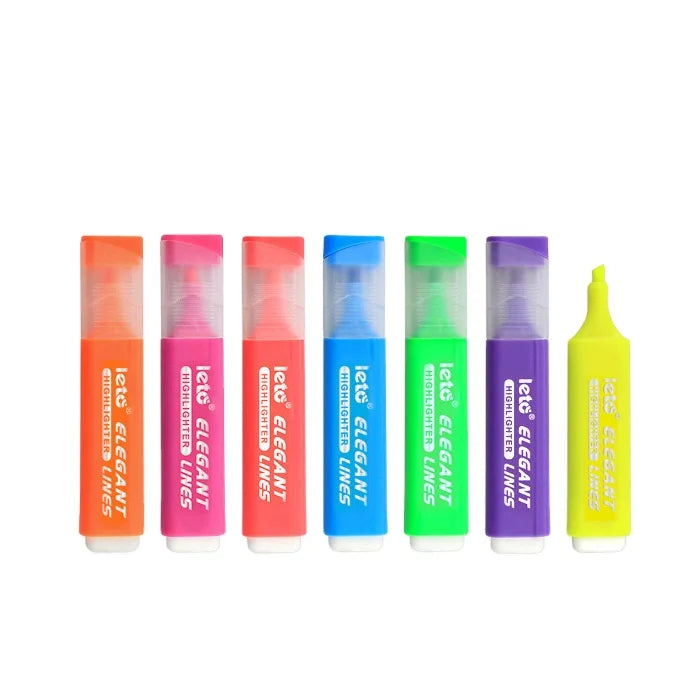 Wholesale School Highlighter Stationery Ice Cream Highlighter Multi Color Cute Mini Marker Pens with Custom logo