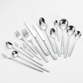 Light Luxury Hammer Pattern Silverware Cutlery Set 304 Stainless Steel Fork Spoon Knife Restaurant Cutlery Set