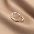 Fashion S925 Silver Rings Elegant Open Silver Ring Minimalist Ring Jewelry for Women