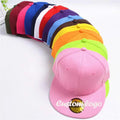 Original Factory Custom Logo Made Plain Flat Brim Baseball Caps Multicolor Blank Snapback Hats