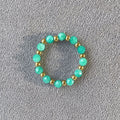 Stone Elastic Thread Beads Rings Handmade Ring Wedding Jewelry SR005